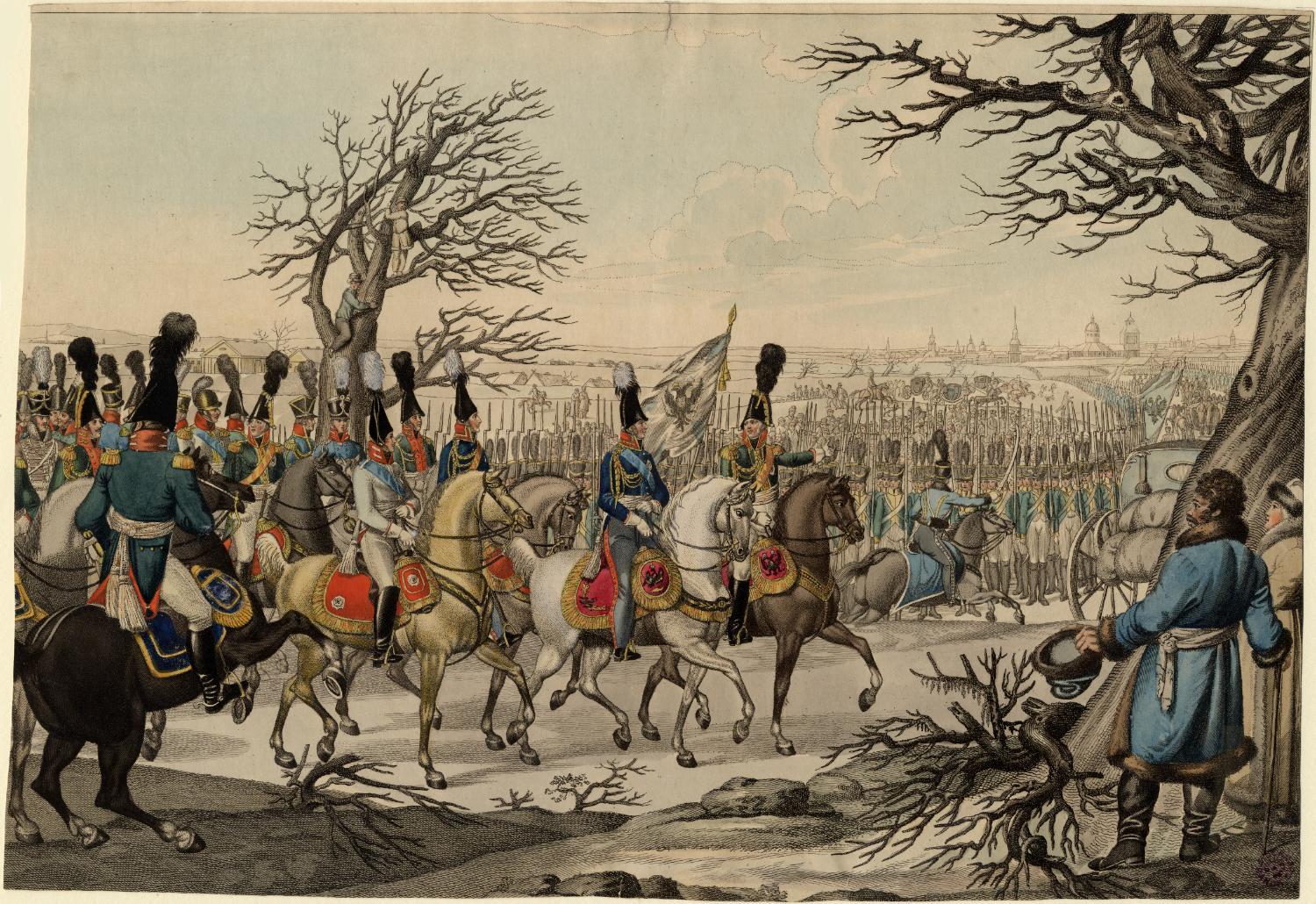L' Empereur de Russie et le Roi de Prusse passant une revue.jpeg